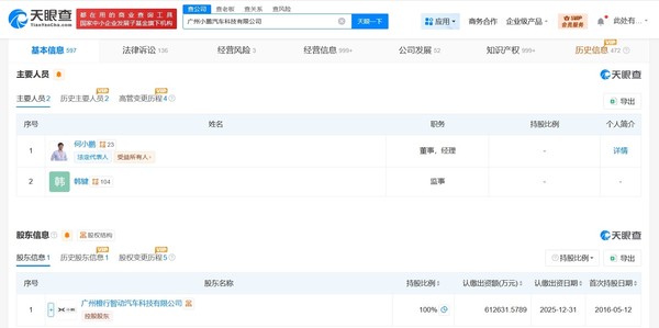 何小鹏在小鹏汽车职位发生变更 由执行董事改任董事 何小鹏在小鹏汽车职位发生变更 由执行董事改任董事