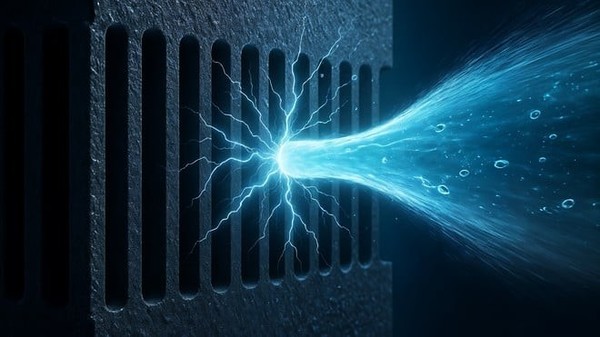 9%转换效率突破:科学家用水和硅实现高效摩擦发电 9%转换效率突破:科学家用水和硅实现高效摩擦发电
