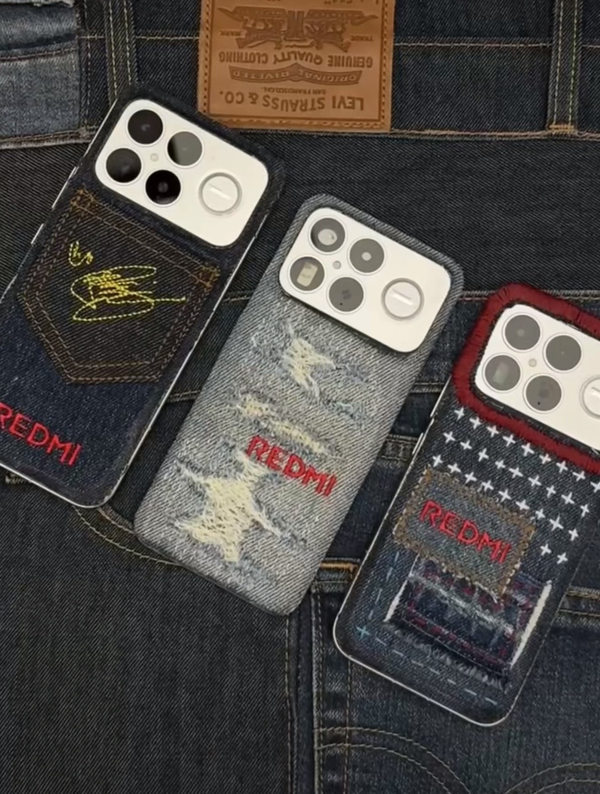 REDMI K90 Pro Max 网友爆改REDMI手机牛仔背壳获雷军转发:这创意如何?