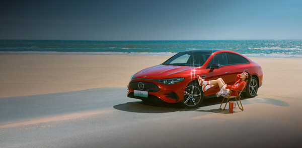 奔驰纯电CLA 全新奔驰纯电C级伪装车现身 续航瞄准800km 今夏上市