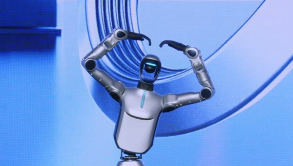 荣耀首款人形机器人亮相MWC 现场完成舞蹈及后空翻