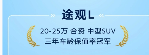 保值之选！上汽大众途观L、途昂荣获1月保值率冠军