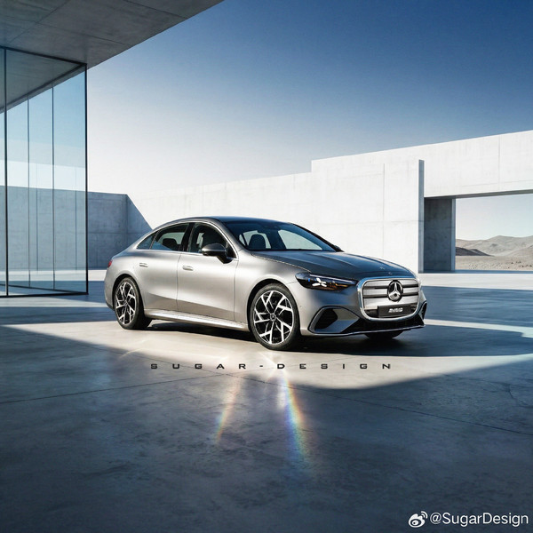 奔驰新一代C级纯电轿预览图 奔驰新一代C级纯电轿车新车预览 这个颜值你打几分?