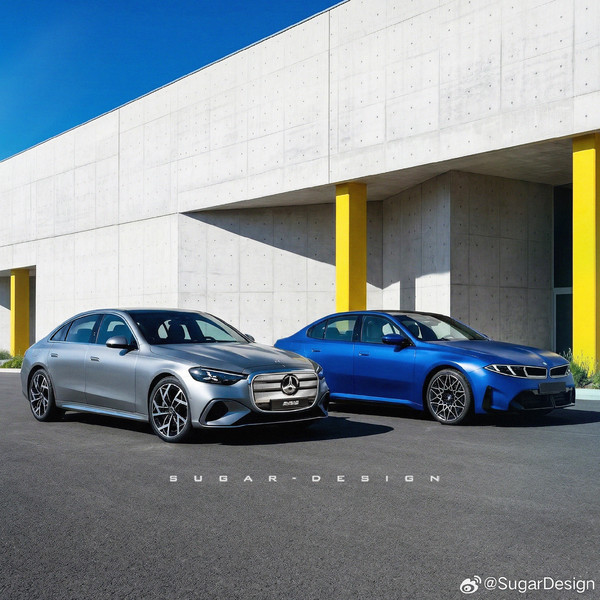 图源水印 奔驰新一代C级纯电轿车新车预览 这个颜值你打几分?