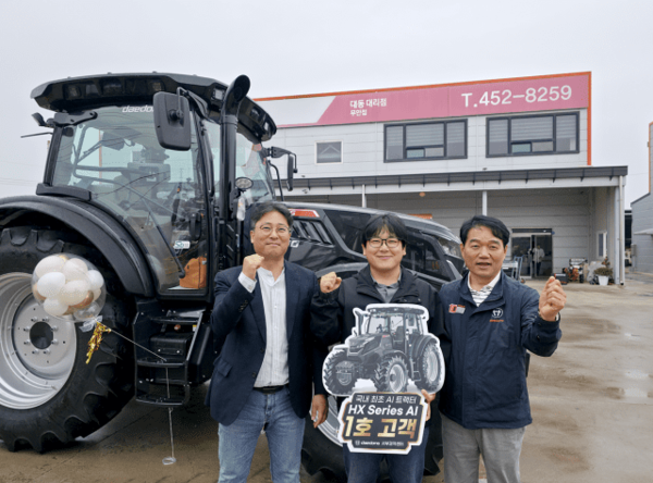 Daedong AI拖拉机迎来首个客户 将缩短工作时间10%以上