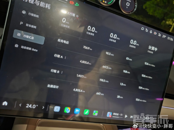 网友开新款小米SU7 Pro行驶1407公里 全程仅补电一次