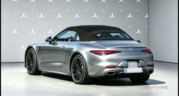 奔驰AMG SL 2027款AI渲染图 奔驰AMG SL 2027款渲染图曝光!采用三叉星徽大灯