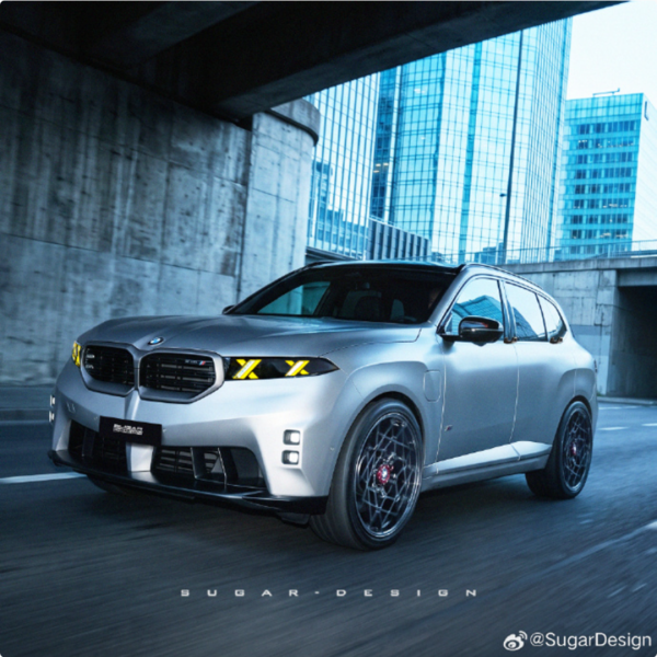 新一代宝马X5 M渲染图曝光:更宽前脸+双X形行车灯 新一代宝马X5 M渲染图曝光:更宽前脸+双X形行车灯