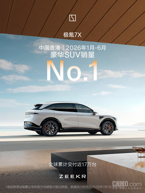 极氪7X上半年在五大国际市场销量领先 获多项安全认证 极氪7X上半年在五大国际市场销量领先 获多项安全认证