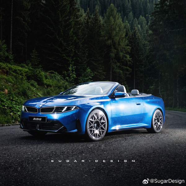 新款宝马i4敞篷版 新款宝马i4敞篷版外观设计提前看 纯电双门 2028年量产
