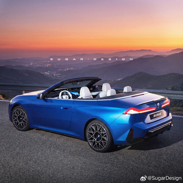 新款宝马i4敞篷版 新款宝马i4敞篷版外观设计提前看 纯电双门 2028年量产