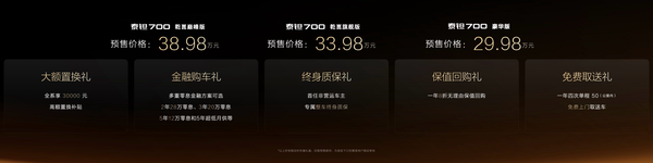 北京越野豪华新品牌&ldquo;泰钽&rdquo;发布，泰钽700预售价29.98万元起
