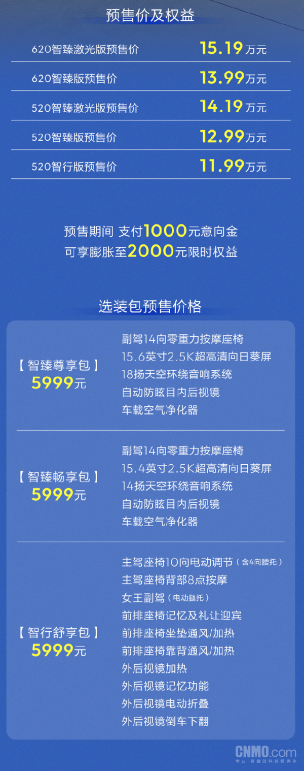 11.99万元起！全新深蓝S05开启预售 续航最高620km
