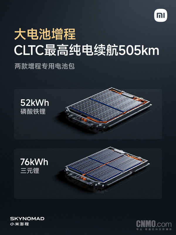 小米澎程双车发布 续航超1700公里 25.99万开启预售