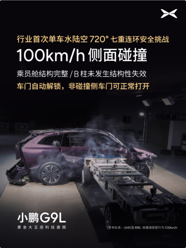 行业首次!小鹏G9L完成水陆空720度七重安全测试 行业首次!小鹏G9L完成水陆空720度七重安全测试
