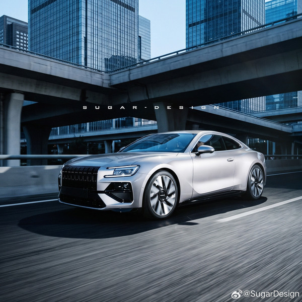 极氪8C外观设计提前看 极氪8C外观设计提前看 双门轿跑车型 三电机四驱设计