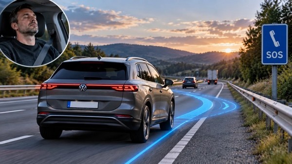 大众汽车 大众新车将支持司机失能自动靠边功能